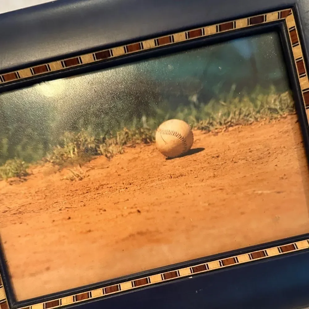 Baseball Softball Photograph Picture Framed Art